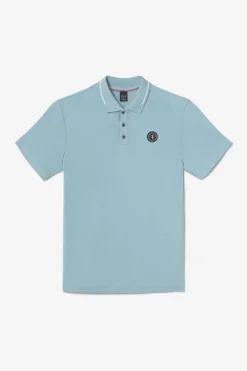 Le Temps des Cerises Polo Aron Bleu-Gris Citadel Discount