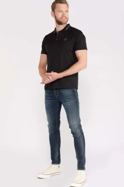 Le Temps des Cerises Polo Aron Noir Black New