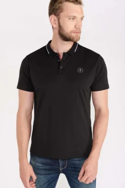 Le Temps des Cerises Polo Aron Noir Black New