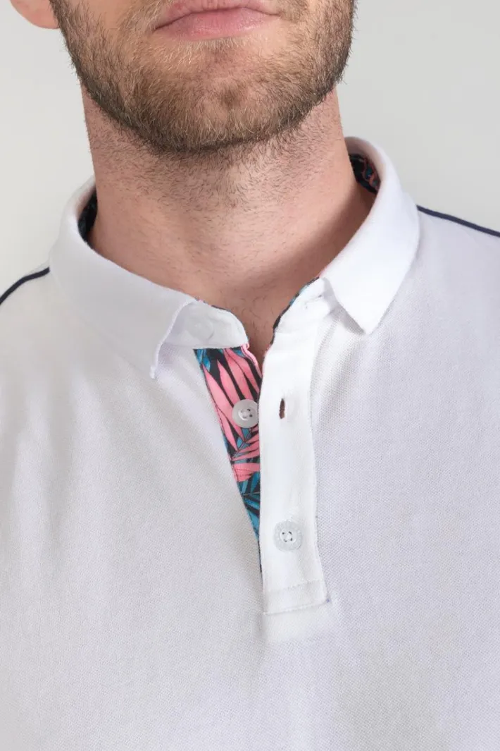 Le Temps des Cerises Polo Cotrel Blanc White Cheap