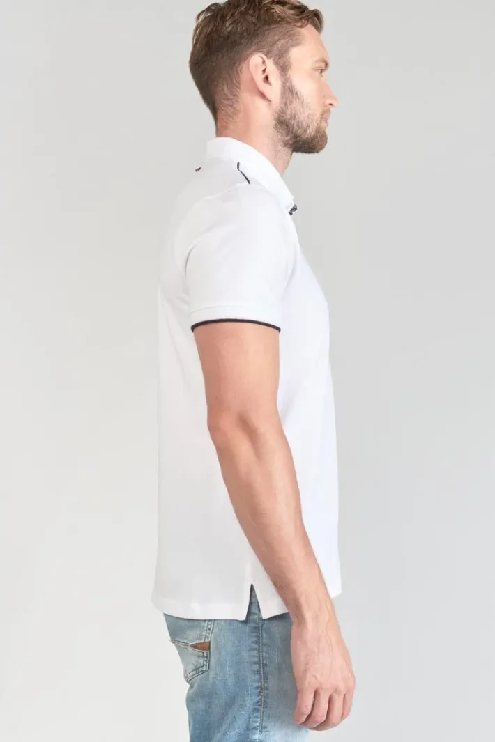 Le Temps des Cerises Polo Cotrel Blanc White Cheap