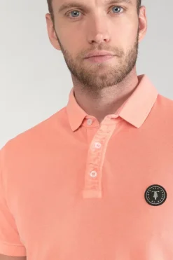 Le Temps des Cerises Polo Dylon Saumon Salmon Flash Sale