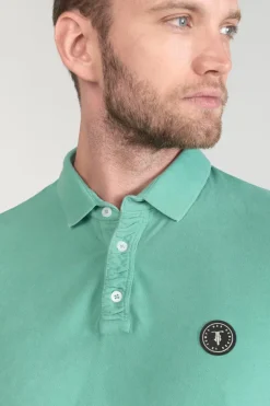 Le Temps des Cerises Polo Dylon Vert D'Eau Oil Online