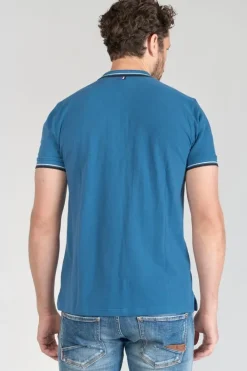 Le Temps des Cerises Polo Mota Bleu Petrole Raf Cheap