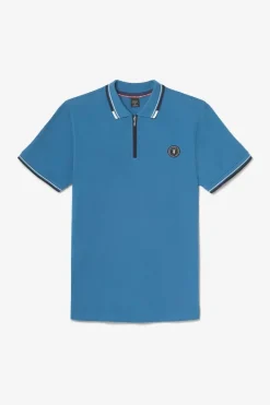 Le Temps des Cerises Polo Mota Bleu Petrole Raf Cheap