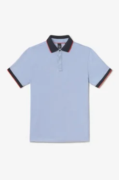 Le Temps des Cerises Polo Orias Bleu Ciel Peacoat Shop