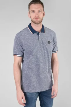 Le Temps des Cerises Polo Polar En Jersey Chine Bleu Marine Wing Fashion