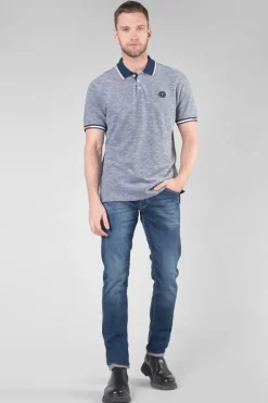 Le Temps des Cerises Polo Polar En Jersey Chine Bleu Marine Wing Fashion