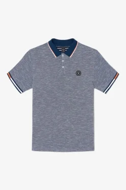 Le Temps des Cerises Polo Polar En Jersey Chine Bleu Marine Wing Fashion