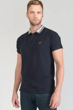 Le Temps des Cerises Polo Ramel Bleu Nuit Peacoat Sale
