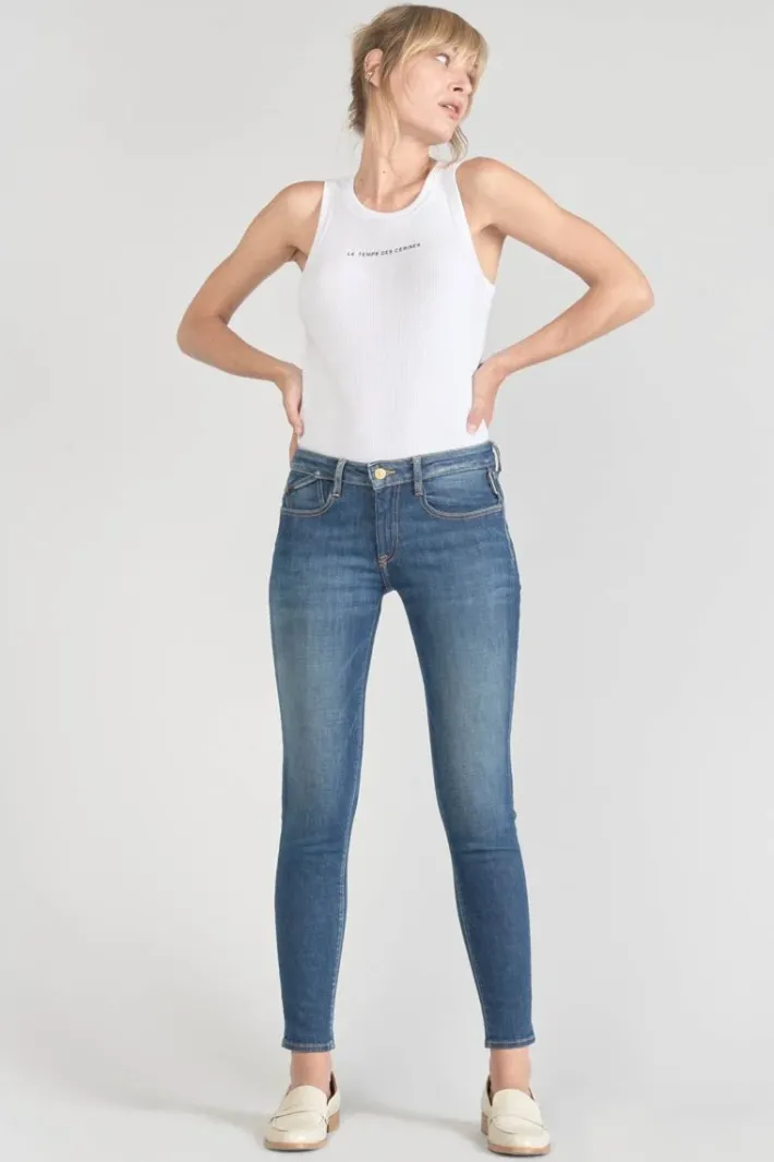 Le Temps des Cerises Power Skinny 7/8Eme Jeans Bleu N°2 Blue Cheap