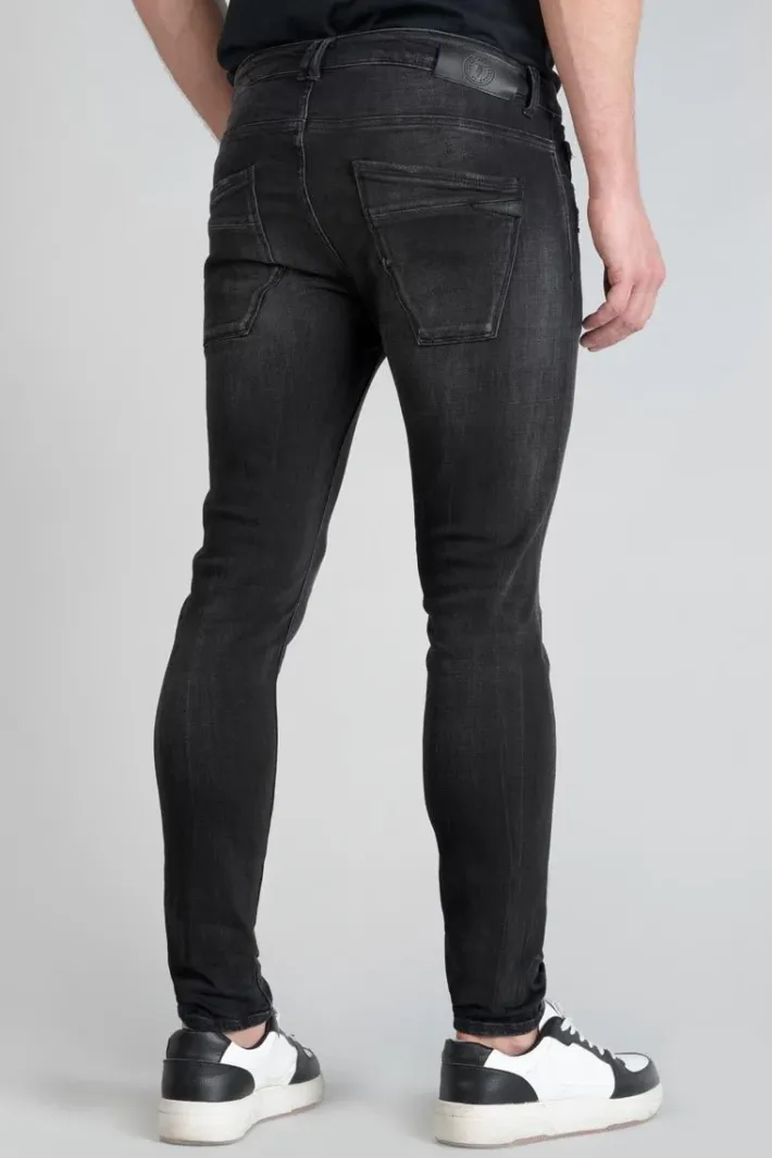 Le Temps des Cerises Power Skinny 7/8Eme Jeans Destroy Noir N°1 Black Flash Sale
