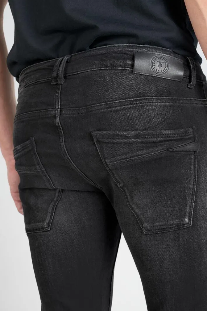 Le Temps des Cerises Power Skinny 7/8Eme Jeans Destroy Noir N°1 Black Flash Sale