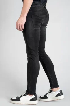 Le Temps des Cerises Power Skinny 7/8Eme Jeans Destroy Noir N°1 Black Flash Sale