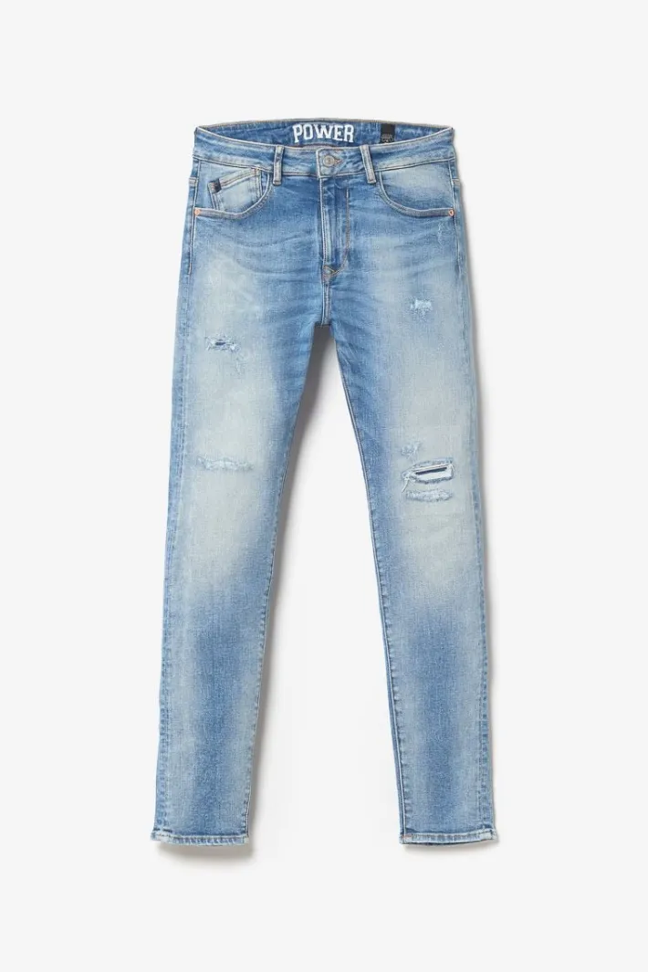 Le Temps des Cerises Power Skinny 7/8Eme Jeans Destroy Bleu N°4 Blue Outlet