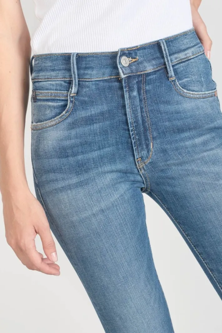 Le Temps des Cerises Power Skinny Taille Haute 7/8Eme Jeans Bleu N°3 Blue Outlet