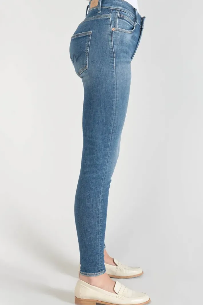 Le Temps des Cerises Power Skinny Taille Haute 7/8Eme Jeans Bleu N°3 Blue Outlet