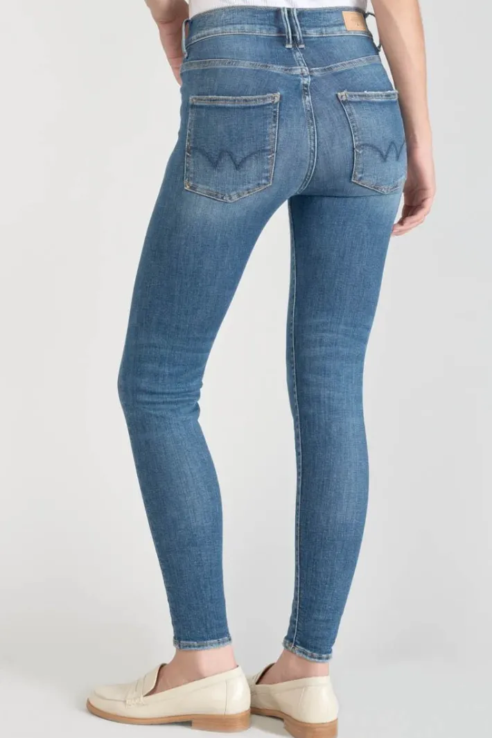 Le Temps des Cerises Power Skinny Taille Haute 7/8Eme Jeans Bleu N°3 Blue Outlet