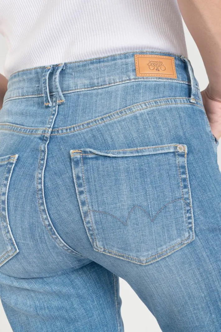 Le Temps des Cerises Pricilia Taille Haute 7/8Eme Jeans Destroy Bleu N°4 Blue Outlet