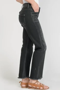 Le Temps des Cerises Pricilia Taille Haute 7/8Eme Jeans Destroy Noir N°1 Black / Black Flash Sale