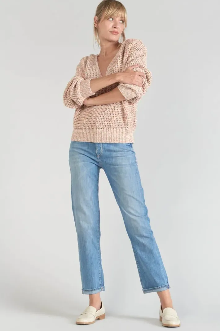Le Temps des Cerises Pull Astro Multicolore Pink New