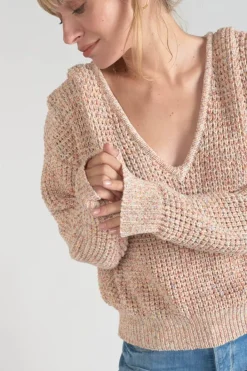 Le Temps des Cerises Pull Astro Multicolore Pink New