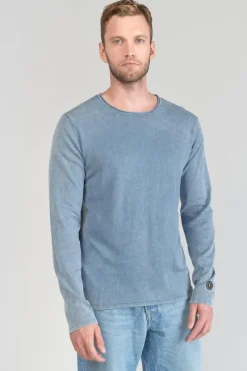 Le Temps des Cerises Pull Bivor Bleu-Gris Delave Citadel Shop