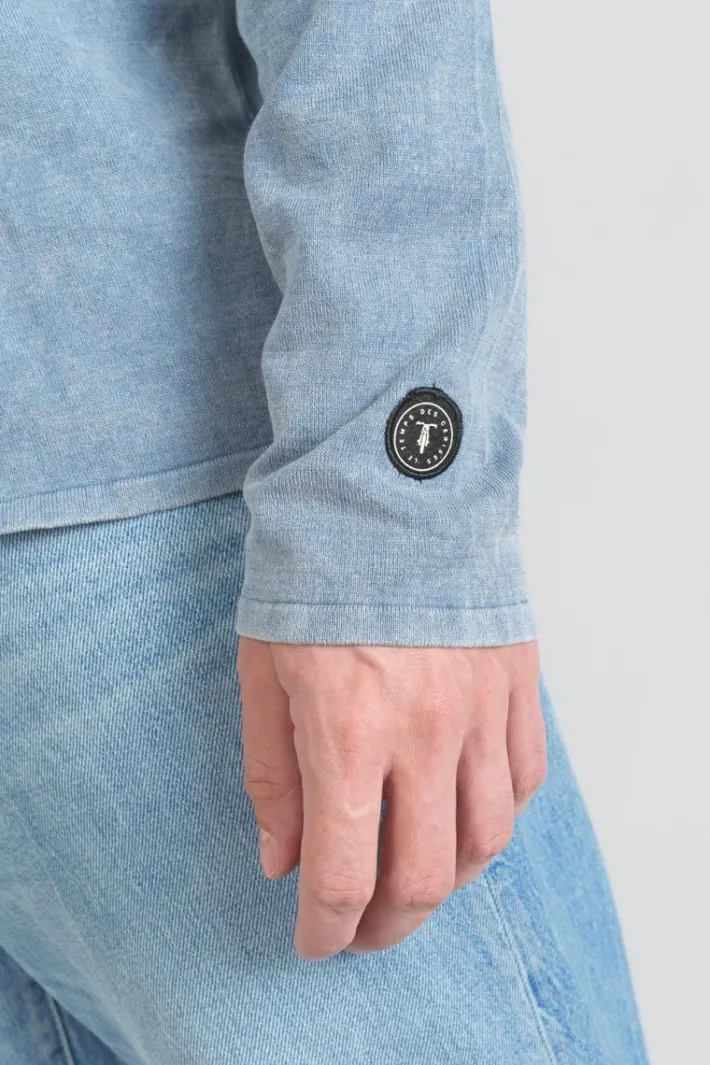 Le Temps des Cerises Pull Bivor Bleu-Gris Delave Citadel Shop