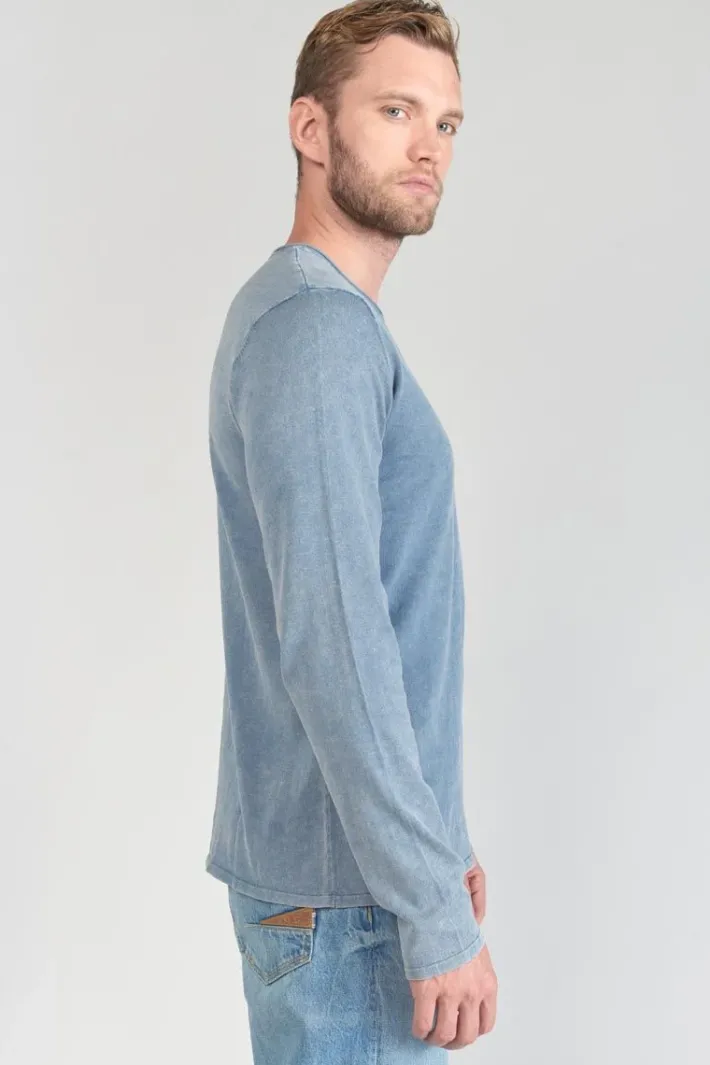 Le Temps des Cerises Pull Bivor Bleu-Gris Delave Citadel Shop