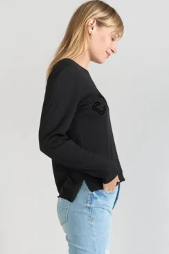 Le Temps des Cerises Pull Colchic Noir Black Sale