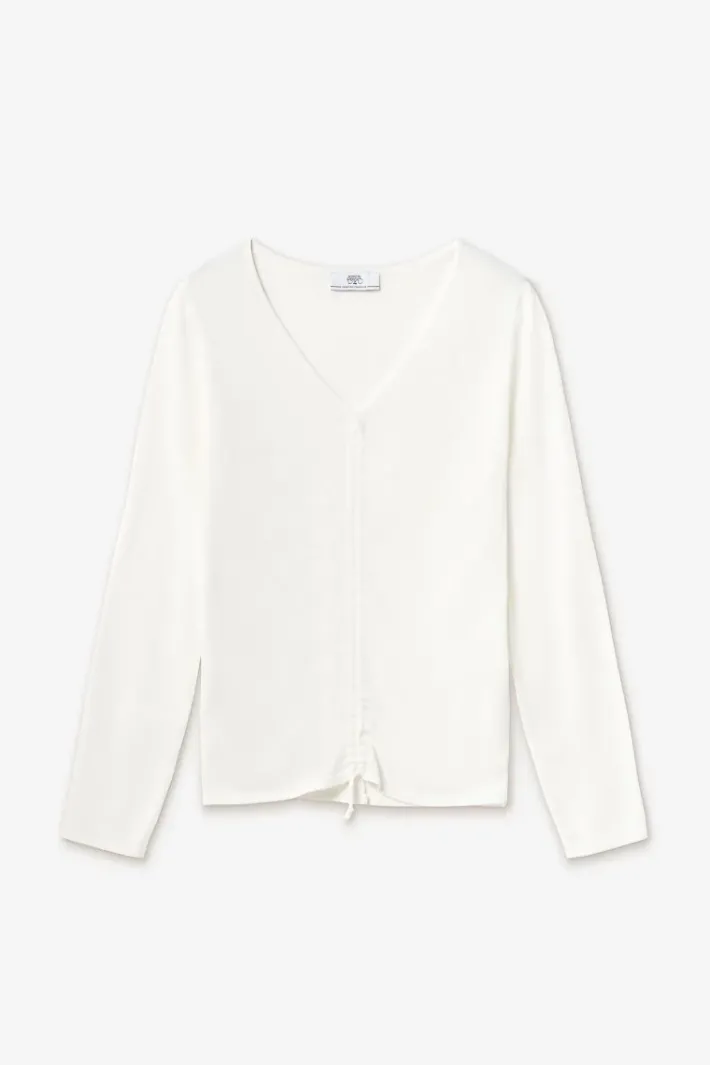Le Temps des Cerises Pull Duni Blanc White Store