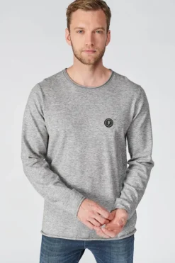 Le Temps des Cerises Pull Terry Gris Chine Light Grey Shop