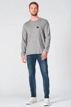 Le Temps des Cerises Pull Terry Gris Chine Light Grey Shop