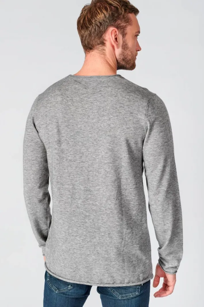 Le Temps des Cerises Pull Terry Gris Chine Light Grey Shop