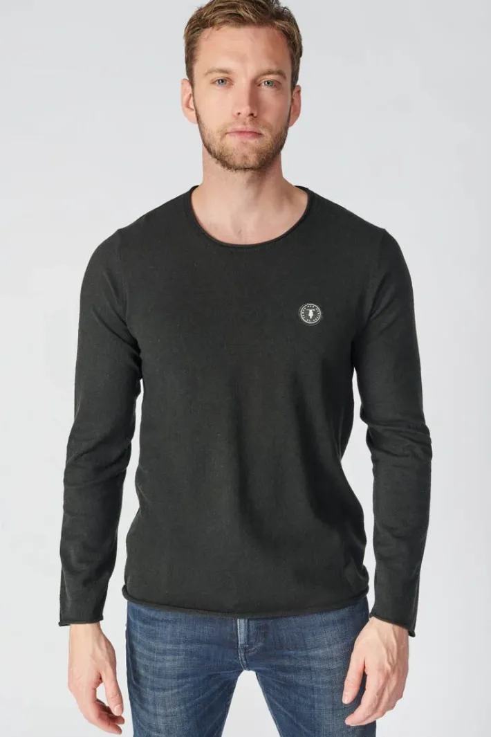 Le Temps des Cerises Pull Terry Noir Black Outlet