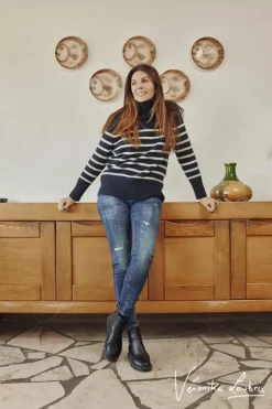 Le Temps des Cerises Pulp Slim By Veronika Loubry Jeans Bleu N°2 Blue Cheap