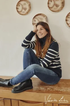 Le Temps des Cerises Pulp Slim By Veronika Loubry Jeans Bleu N°2 Blue Cheap