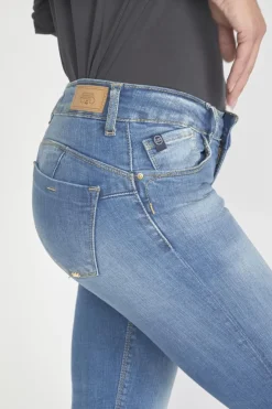Le Temps des Cerises Pulp Slim 7/8Eme Jeans Bleu N°4 Blue Discount