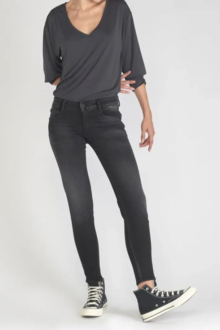 Le Temps des Cerises Pulp Slim 7/8Eme Jeans Noir N°1 Black / Black Best
