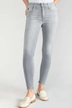Le Temps des Cerises Pulp Slim Taille Haute 7/8Eme Jeans Gris N°3 Grey Best Sale