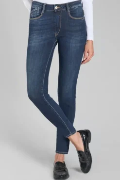 Le Temps des Cerises Pulp Slim Taille Haute 7/8Eme Jeans Bleu N°1 Blue Sale