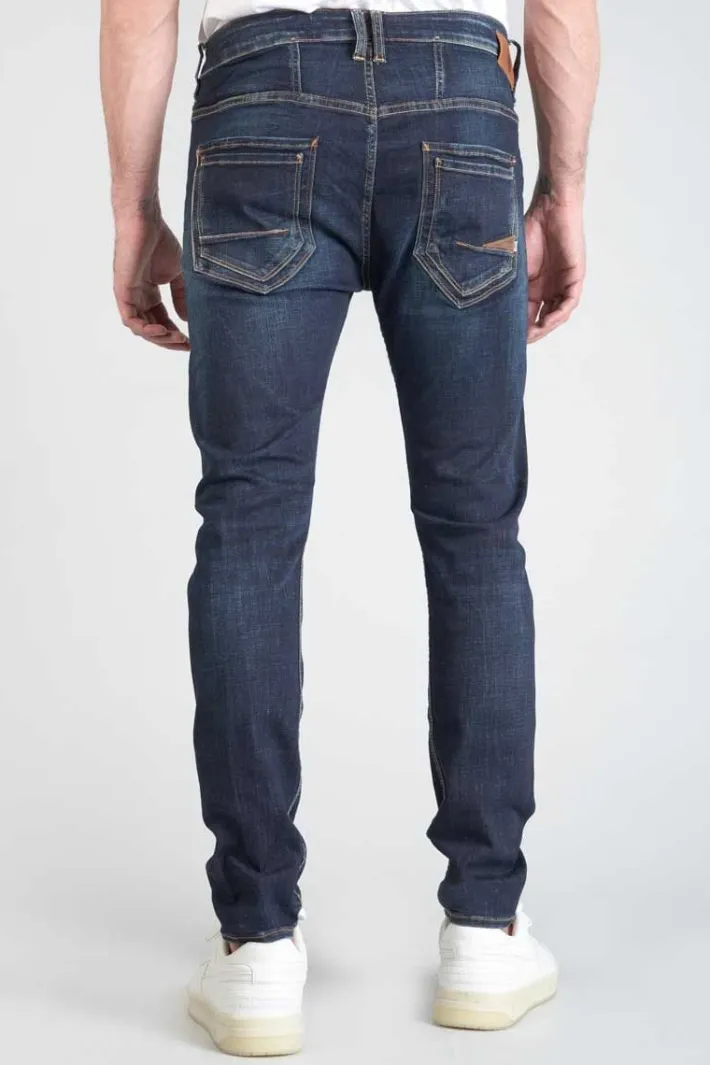 Le Temps des Cerises Raffi 900/16 Tapered 7/8Eme Jeans Destroy Bleu-Noir N°2 Blue Cheap