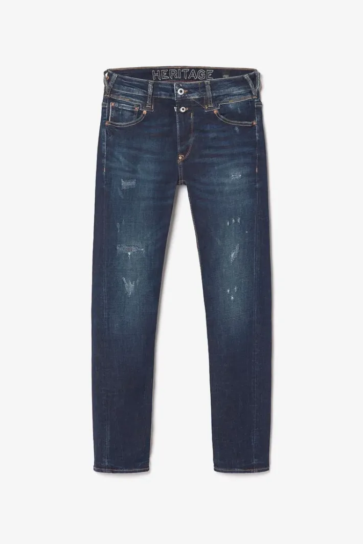 Le Temps des Cerises Raffi 900/16 Tapered 7/8Eme Jeans Destroy Bleu-Noir N°2 Blue Cheap
