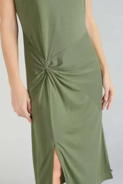 Le Temps des Cerises Robe Longue Gana Kaki Lizard Cheap
