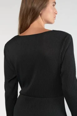 Le Temps des Cerises Robe Longue Yama Noire Black Store