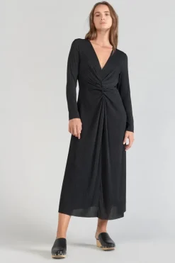 Le Temps des Cerises Robe Longue Yama Noire Black Store