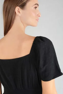 Le Temps des Cerises Robe Nighty Noire Black New