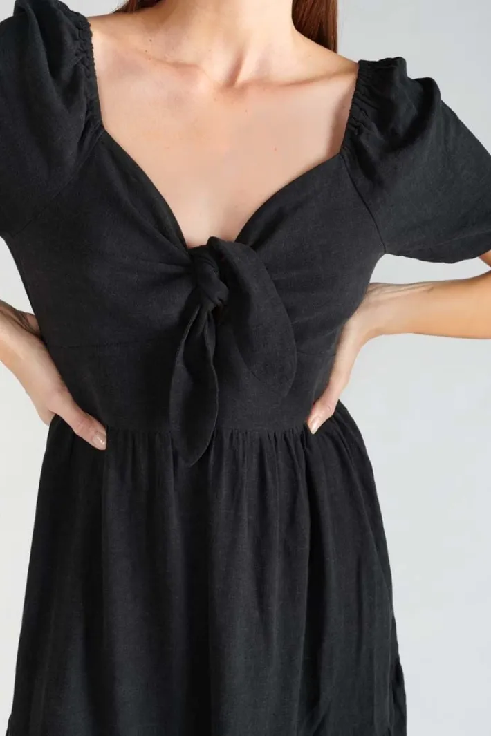 Le Temps des Cerises Robe Nighty Noire Black New
