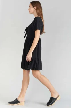 Le Temps des Cerises Robe Nighty Noire Black New