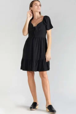 Le Temps des Cerises Robe Nighty Noire Black New